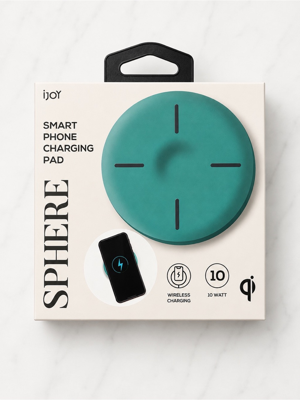 iJoy Sphere Wireless Charging Pad - Teal